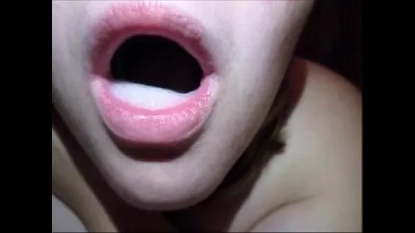 Große Frau Deepthroat Ehemann Dick & Schlucken Sie einen Mund voller SpermaPower-Filme