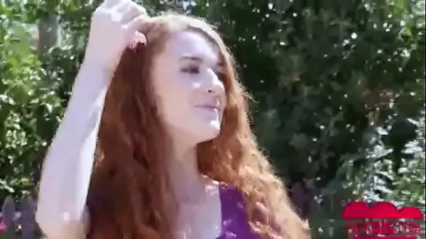 Big Abbey Rain in Natural Red Haired Beauty power Movies