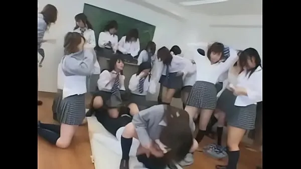 Große japanische Schulmädchen Gruppensex 1Power-Filme