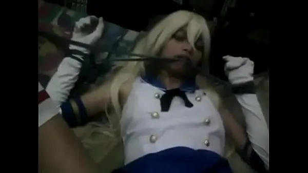 Grandes Sexo amador com Shimakaze Cosplay filmes poderosos