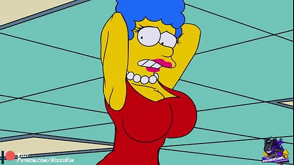 Suuret Marge Simpson tits tehoelokuvat