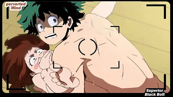 Films Midoriya baise Uraraka (Boku aucun héros Academia HENTAI puissants