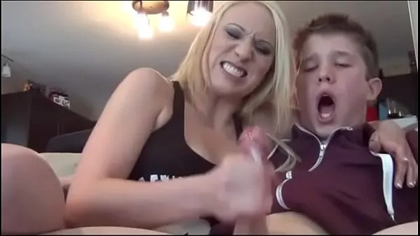 Big Lucky being jacked off by hot blondes power Movies