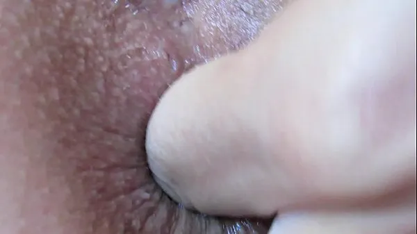Grote Extreme close up anal play and fingering asshole krachtfilms