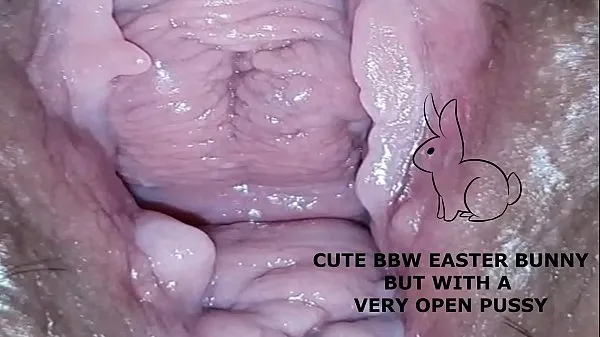Store Cute bbw bunny, but with a very open pussy kraftfulde film