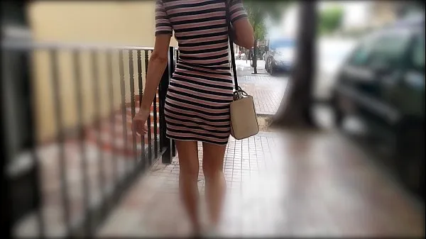 Big Watching Sexy Wife From Behind Walking In Summer Dress power Movies