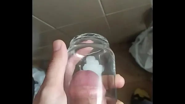 Nagy Thick white cock cum in glasserős filmek