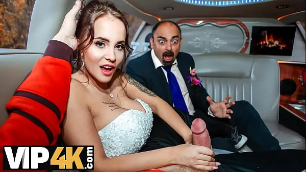 Grandes VIP4K. Noiva sedutora arrasa com cara ferido antes do marido filmes poderosos