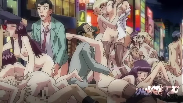 Grote Exhibitionist Orgy Fucking In The Street! The Weirdest Hentai you'll see krachtfilms