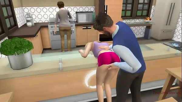 Büyük Sims 4, Üvey baba baştan çıkardı ve üvey kızını becerdin Güç Filmleri