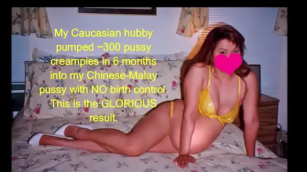 Grandes Maximum Creampie Miscigenation Estilo Asiático-Caucasiano filmes poderosos