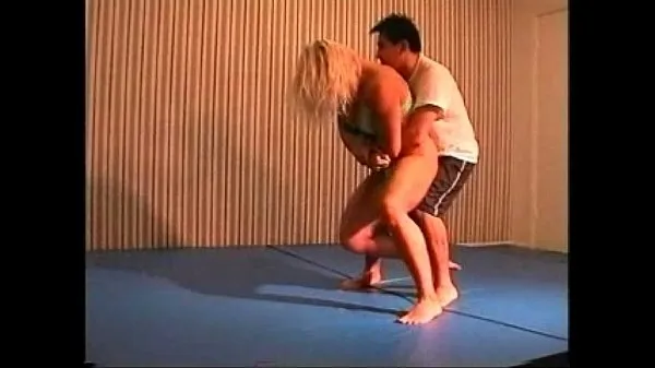 بڑی Flamingo Mixed Wrestling mw076-02 - Christine vs Stan Part 2 پاور موویز